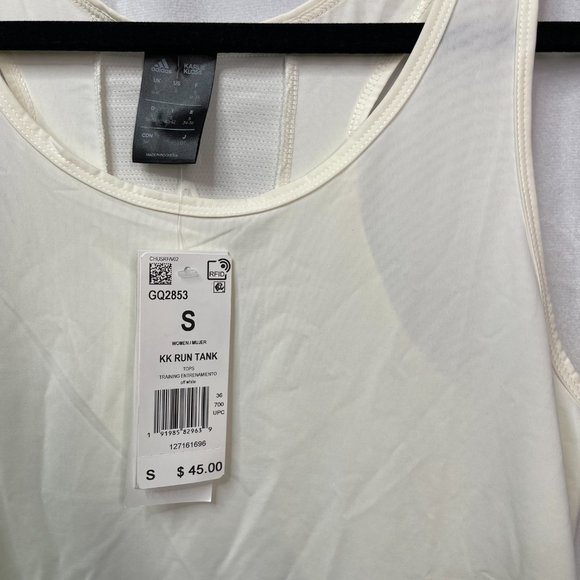 Adidas X Karlie Kloss Women Active Tank Small Off White - Picture 6 of 7